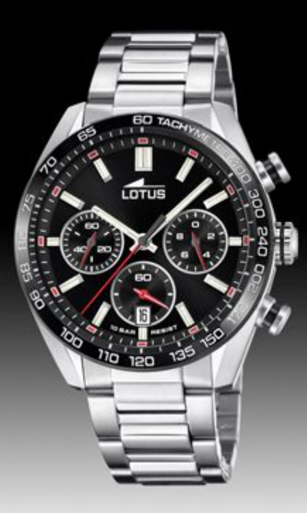 Lotus Chrono 18916 Negro Taquímetro