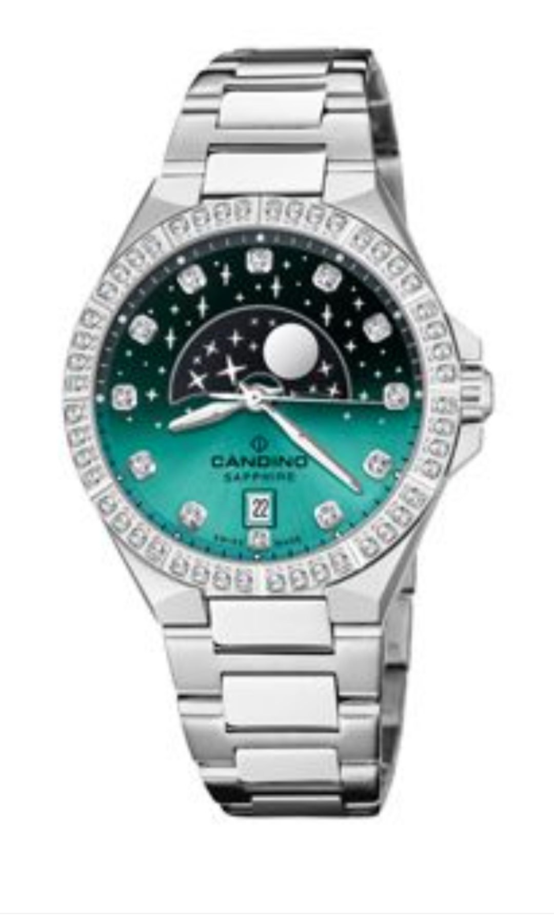 Candino Lady Elegance C4760 Fase Lunar Verde